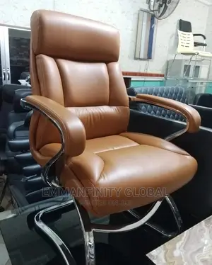 Super Executive Visitors Chair Good Leather Very Comfortable