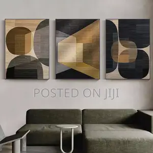 Brown Geometric Poster
