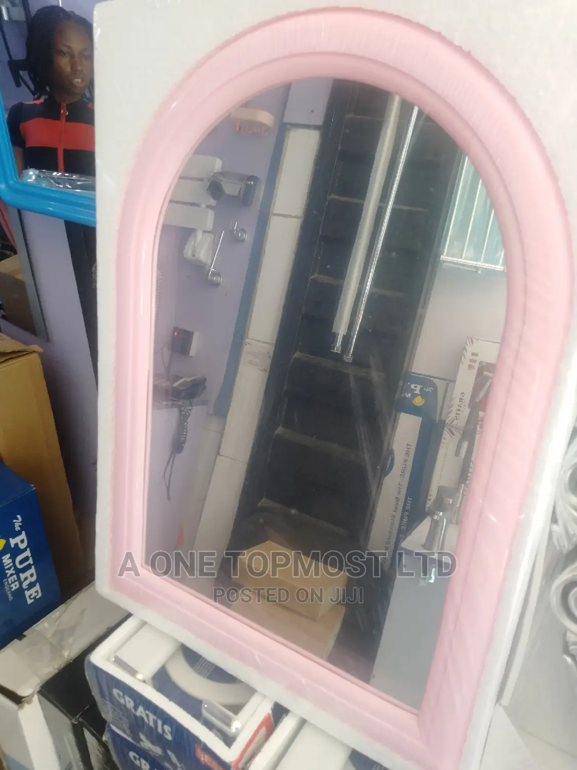 Pink Design Mirror