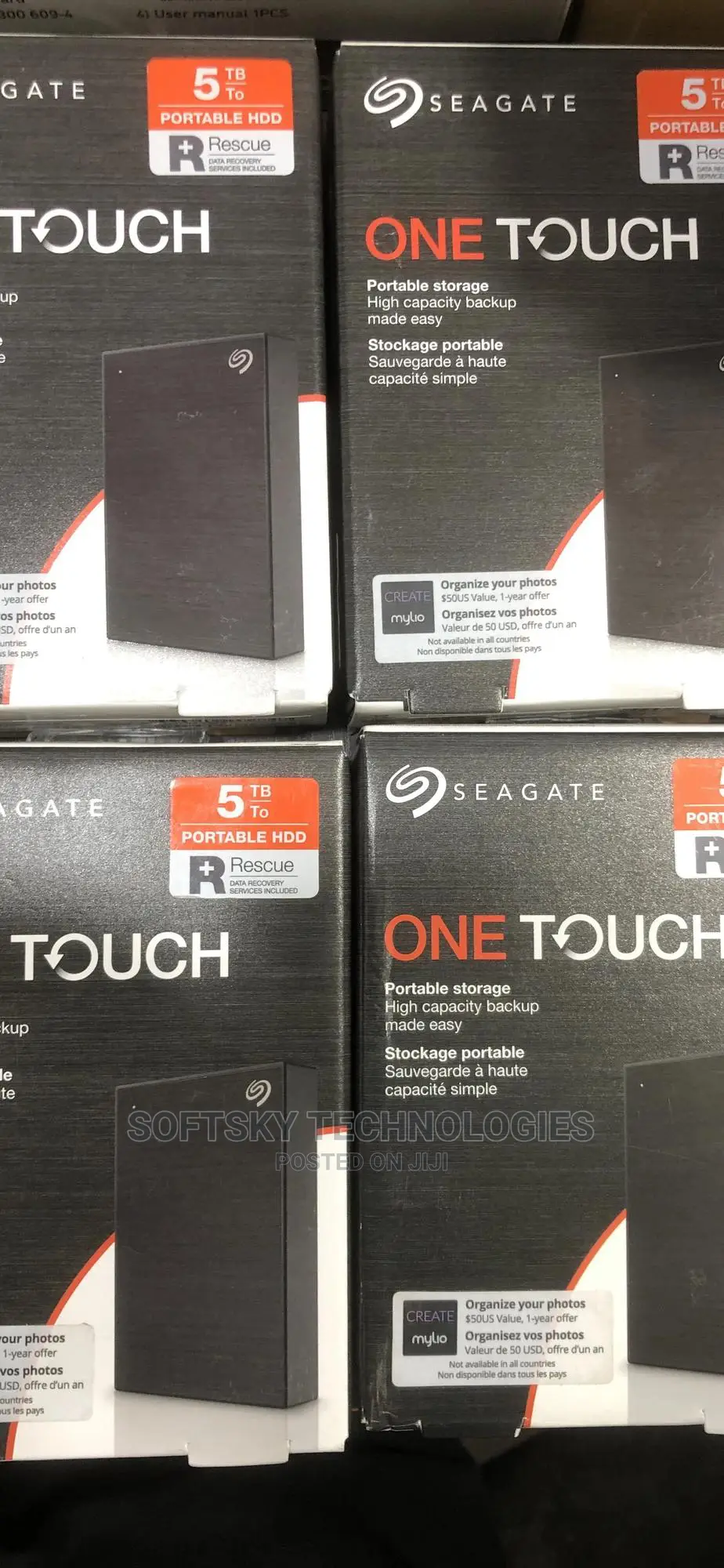 Seagate One Touch 5tb External Hard Drive