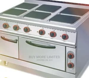 6 Burner Electric Gas Cooker