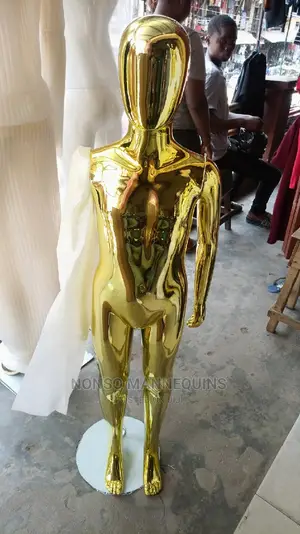 Gold Chrome Arcylic Children Age 5 To 10 Years Mannequins