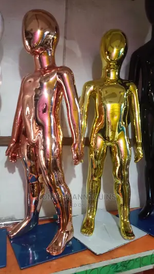 Gold Silver Arcylic Kids Age 1 To 3 Mannequins
