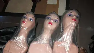 Plastic Turban/Hats Display Wig Head Mannequin