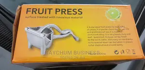 Manual Fruit Press Surface Treated With Innoxious Material