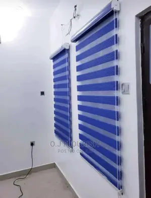 Royal Blue Day and Night Window Blind