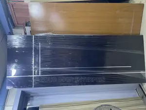 Extral Hight HDF Door With Stainless Chrome