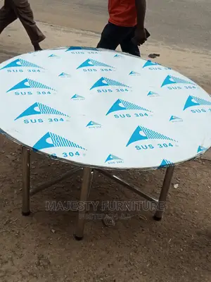 Stainless Round Table