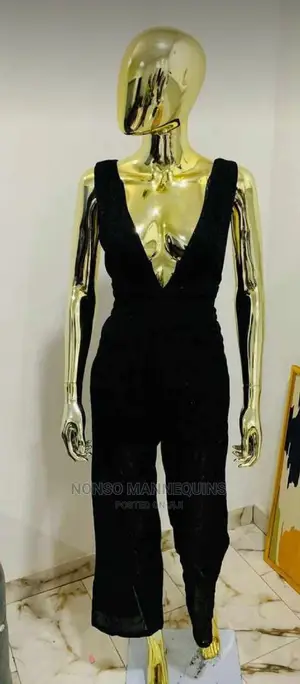 Size8 Body Chrome Gold Egg Face Female Mannequin