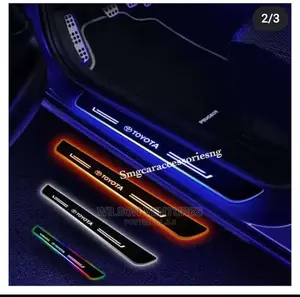 Car LED Door Metal Sill