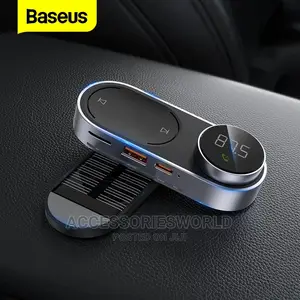 BASEUS Solar Car Wireless 5.0 MP3 Player FM Transmitter AUX