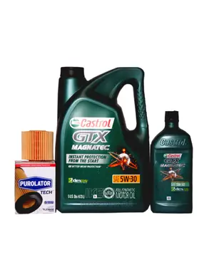 Castrol GTX 5w-30 5L 1L Oil Fiter for Lexus 450H Es350