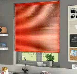 Orange Aluminum Window Blind
