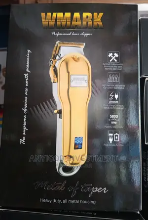 Wmark Gold Rechargeable Hair Clipper 2020