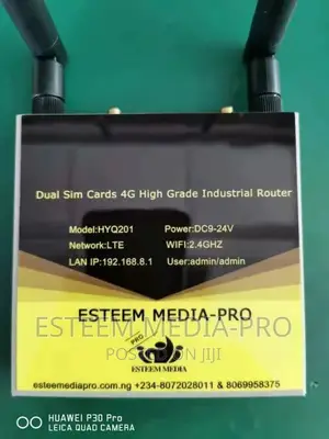 DUAL SIM CARDS 4G LTE Router (Auto - Load Switcher, Openvpn