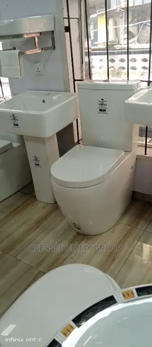 Biggest Size England Wc Set With the Wash Hand Basin