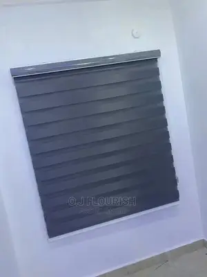 Grey Day and Night Window Blind