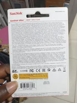 Sandisk 32GB Ultra SDHC Memory Card 100% Original Quality