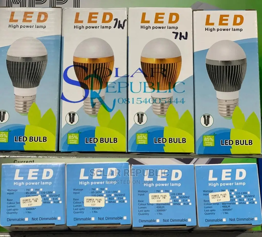 7w Powerplus 12vdc Led Bulbs