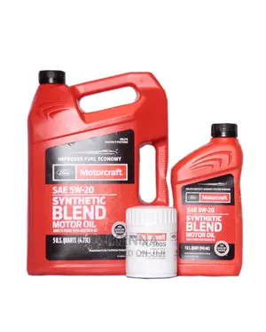 MOTORCRAFT 5w20 6L + Oil Filter FL 500s, for Ford Edge,F150.