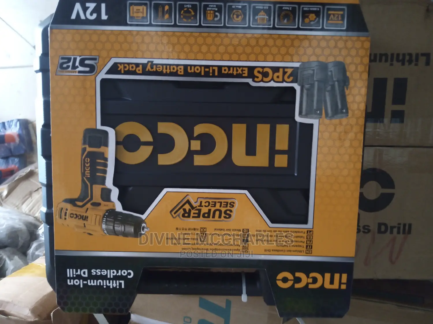 12v INGCO Battery Drill Machine