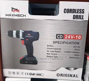24V Cordless Drill Machine With 2 Batteries