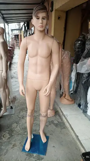 Plastic Handsome Face Male Full Body Mannequin Display