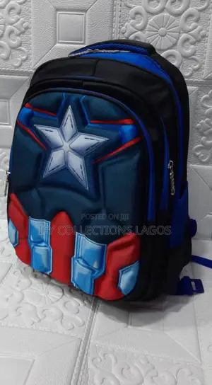 Quality Captain America Children's School Backpack.