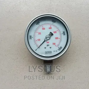 0-10000psi/0-700 Bar Dual Wika KL 1.0 Pressure Gauge