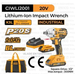 Ingco Wrench 20v