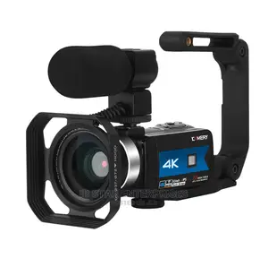  Video Camera Mic UHD WIFI Camcorder for Live Stream