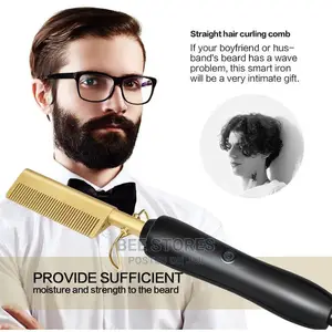 Hot Electric Heating Hair Straightener/Hair Curlier. Hair