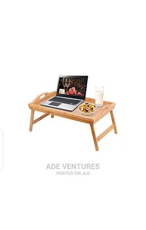 Bamboo Bed Tray With Foldable Legs
