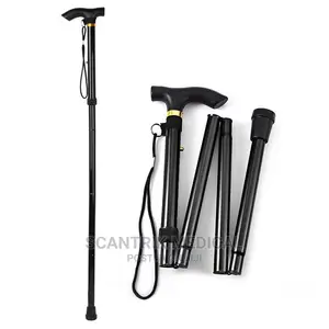Feet Folding Walking Stick, for Walking Support