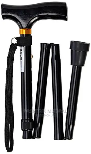Foldable Elderly Safety Walking Stick