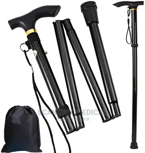 Foldable Walking Stick With T Handle