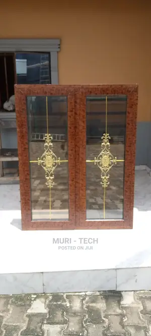 Wood Finish Casement Window