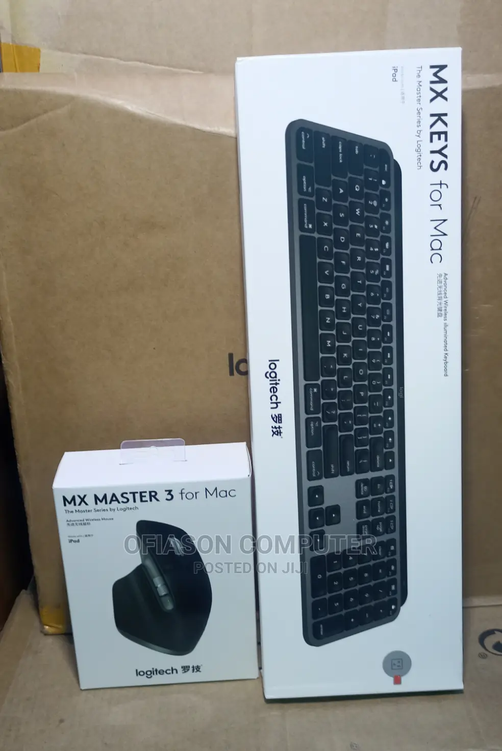 Logitech Mx Keys for Mac and Mx Master 3 for Mac