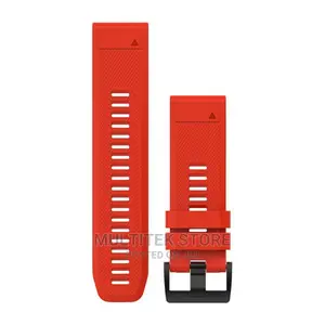 Garmin Quickfit 26 Watch Band ( Flame Red Silicone)
