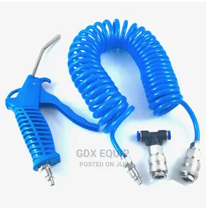 Air Blower Gun Kit With 5 Meter Spiral Polyurethane Hose