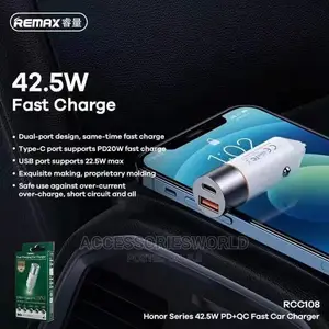 Remax Rcc-108 Honor Series 42.5W Fast Charger Pd + Qc 3.0