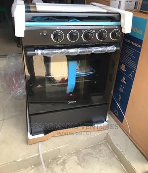 Midea Gas Cooker 60X60 With Oven, Auto Ignition