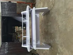 4ft.White Studio Desk