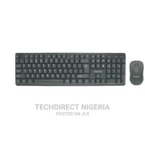 SMAAT Skm930w Wireless Keyboard And Mouse Combo – Black