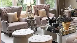 Sofa Set Of Chair Plus Centre Table Plus Two Side