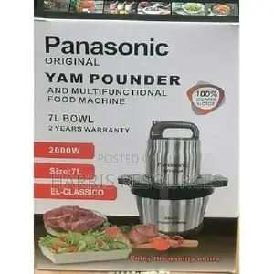 Panasonic Yam Pounder and Food Processor-7l Bowl-2000w
