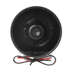 Wired Black Color Outdoor Indoor Electronic Siren
