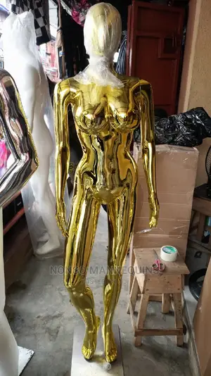 Breast Gold Female Faceless Display MANNEQUIN