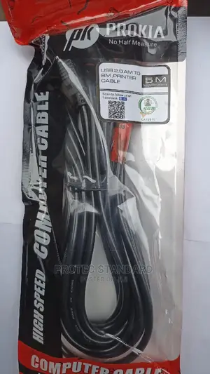 Usb Printer Cable (5 Meters ) Prokia