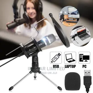 Mic Stand + Shock Mount Mic Holder + Pop Filter Kit